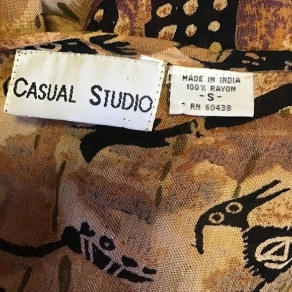 Vintage 80s safari tunic - Picture 2 of 9